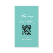 Classy Bride & Co Teal Blue Registry