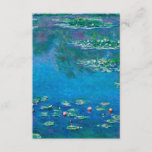 Cartão De Informações Claude Monet - Lírios Hídricos 1906<br><div class="desc">Claude Monet - Lírios Hídricos 1906. Uma pintura de arte famosa.</div>