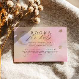 Cartão De Informações Cloud Holographic Heaven Books for Baby Shower