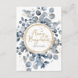 Cartão De Informações Código de erro Dourado Eucalyptus 01 - RSVP 3