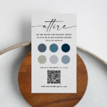 Código de Vestido Náutico de Casamento + Código QR
