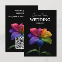 🌈 Código QR com detalhes do casamento