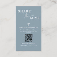 Código QR de Compartilhe o Amor de Casamento Moder