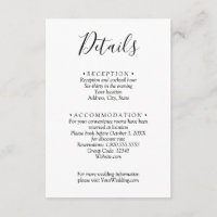 Código QR de Detalhes de Casamento Minimalista Pre