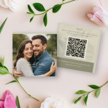 Código QR de Foto de Casamento no Cruzeiro de Dest
