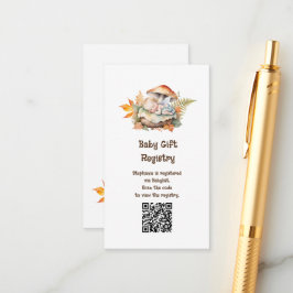 Cartão De Informações Código QR do Registro de Presentes Enfeitiçado par