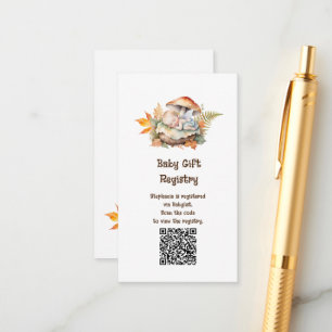 Cartão De Informações Código QR do Registro de Presentes Enfeitiçado par
