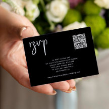 código QR do site de casamento RSVP de casamento m