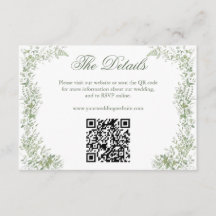 Código QR do Site de Noiva Botânico Verde Salvia