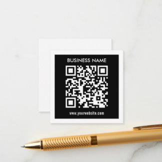 Cartão De Informações Código QR editável (gerado instantaneamente) | Pre