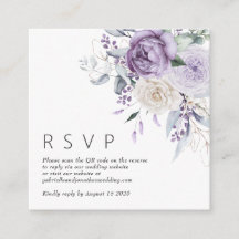 Código QR moderno Rust Terracotta Floral Wedad RSV