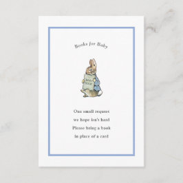 Cartão De Informações Coelho de Conto de Fadas Clássico Xadrez Vintage B