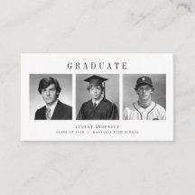 Colagem de Fotos de Graduação Agradecimento Modern