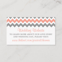 Coleção de Casamento Moderno Chevron - Rosa e Cinz