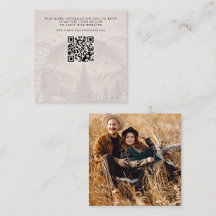 Cartão De Informações Colorado Passport Wedding QR