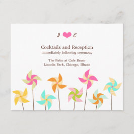 Cartão De Informações Colorida Pinroda Themed Wedding