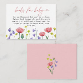 Cartão De Informações Cólvora Cólvora Livros de Flores Selvagens para Be