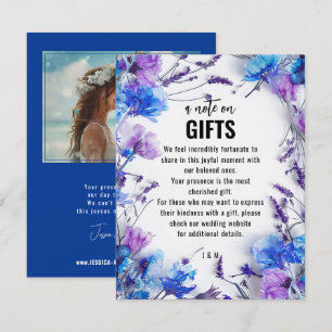 Cartão De Informações 💍 com Photo Cornflower Dreams Suite