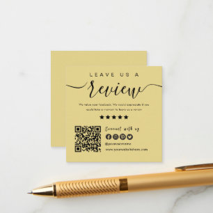 Cartão De Informações Conectar-se com o código QR dos EUA   Deixe-Nos Um