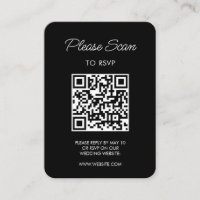 Confirmação de Casamento, Código QR Moderno Minima