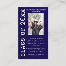 Cartão De Informações Congratulations Graduate  Photo Card Invitation