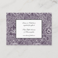 Conjunto de pacotes EggPlant Lilac RSVP & Gift Reg