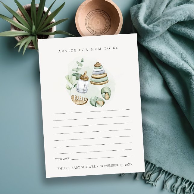 Cartão De Informações Conselheiro essencial para a enfermaria verde para (Criador carregado)