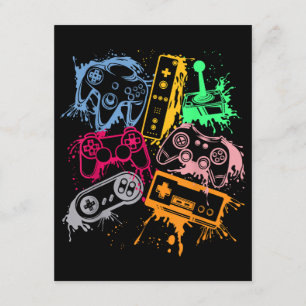 Cartão De Informações Controladores de Console de Jogos de Vídeo - Arco