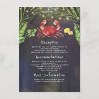 Convidado de Informações sobre Casamento Tropical