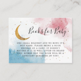 Cartão De Informações Cor-De-Rosa Azul Sobre A Solicitação Do Livro Da L