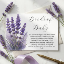Coroa Floral de Lavanda Elegante para Livros de Be
