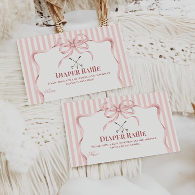 Cartão De Informações Country Club Golf Baby Shower Diaper Raffle (Criador carregado)