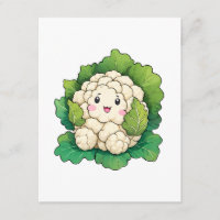 Couve-flor Kawaii