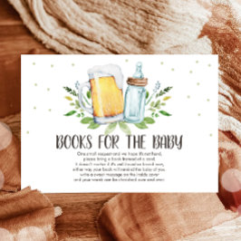 Cartão De Informações Criação Traga um livro Cerveja e Garrafas Russas