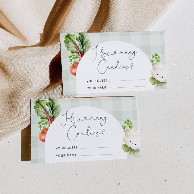 Cartão De Informações Criança cultivada localmente quantos doces no vidr (Criador carregado)