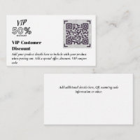 Criar Códigos QR do Pacote de Desconto VIP do Clie