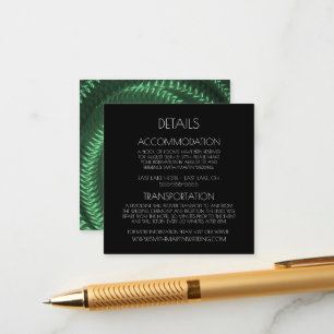 Cartão De Informações Crie A Sua Espiral Metálica Verde Personalizada