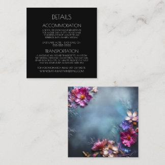 Cartão De Informações Crie As Suas Flores De Mola De Vintagem Personaliz