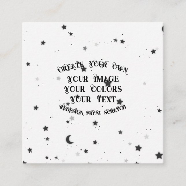 Cartão De Informações Crie seu personalizado personalizado (Frente)