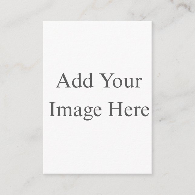 Cartão De Informações Crie seu próprio branco (Frente)