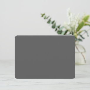 Cartão De Informações Crie seu próprio design personalizado cinza escuro