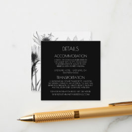 Cartão De Informações Crie seus próprios Wildaplicável de raios X B&W pe