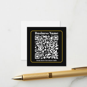 Cartão De Informações Crie um código QR de negócios instantaneamente esc