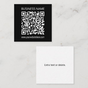 Cartão De Informações Crie um código QR instantaneamente com o URL do se