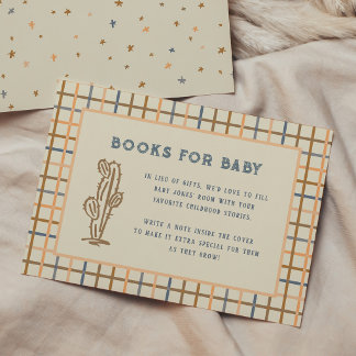 Cartão De Informações Cumprimentos Bebê Livros de Cowboy Western para Ch