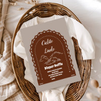Cute Terracotta Cielito Lindo Diapper Raffle