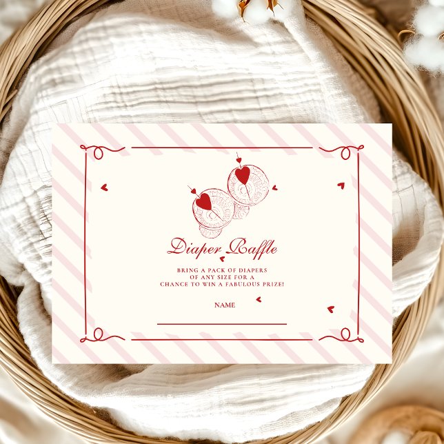 Cartão De Informações Cute Tini One Está A Caminho Da Fralda Raffle (Criador carregado)