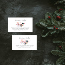 Cute Winter Penguin Snowman Books For Baby Shower 