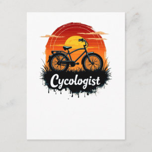 Cartão De Informações Cycologist Bike Adventure: Teto Gráfico Sunset