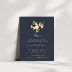 Cartão de Informações de Convidado para Romance Mi